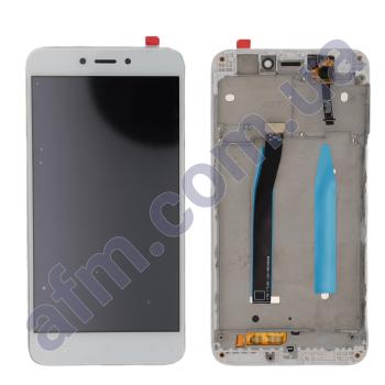 Дисплей Xiaomi Redmi 4X білий + рамка