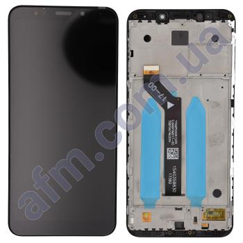 Дисплей Xiaomi Redmi 5 Plus чорний + рамка