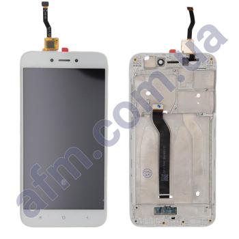 Дисплей Xiaomi Redmi 5A білий + рамка!