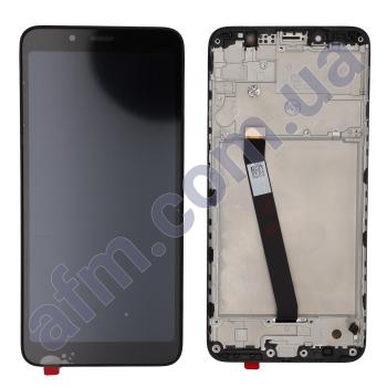 Дисплей Xiaomi Redmi 7A чорний + рамка