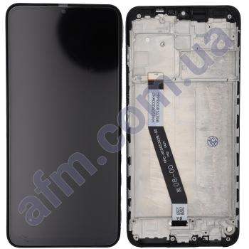 Дисплей Xiaomi Redmi 9/ Redmi 9 Prime/ Poco M2 чорний + рамка