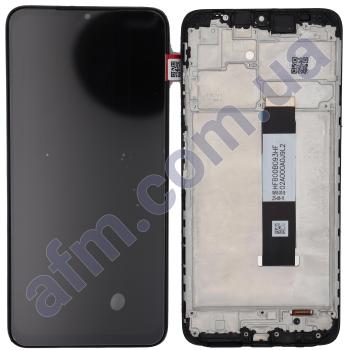Дисплей Xiaomi Redmi 9T/ Poco M3 чорний + рамка