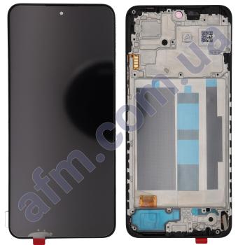 Дисплей Xiaomi Redmi Note 12 4G OLED чорний + рамка