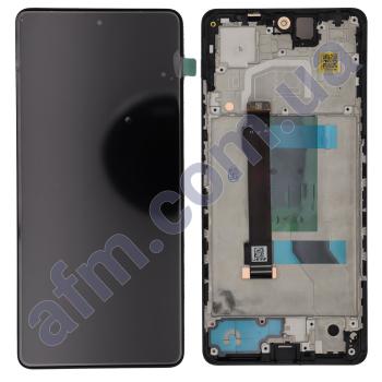 Дисплей Xiaomi Redmi Note 12 Pro 5G OLED чорний + рамка