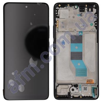 Дисплей Xiaomi Redmi Note 14 5G IPS чорний + рамка