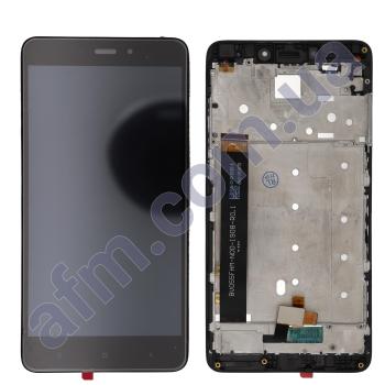 Дисплей Xiaomi Redmi Note 4 MediaTek чорний + рамка