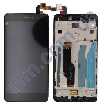 Дисплей Xiaomi Redmi Note 4X чорний + рамка
