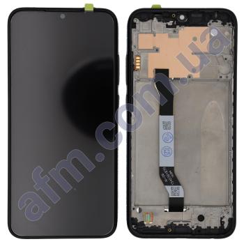 Дисплей Xiaomi Redmi Note 8 чорний + рамка