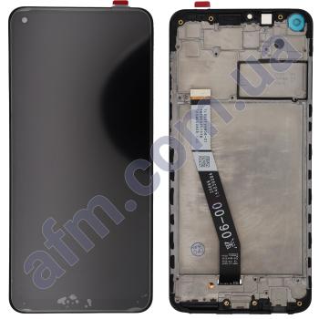 Дисплей Xiaomi Redmi Note 9/ Redmi 10X 4G чорний + рамка