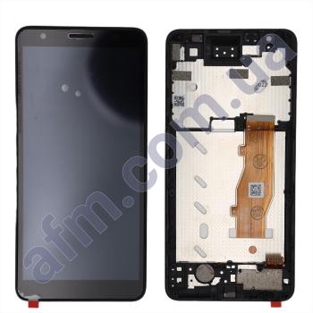 Дисплей ZTE Blade A3 2020 чорний + рамка!