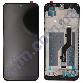 Дисплей ZTE Blade A5 2020 чорний + рамка