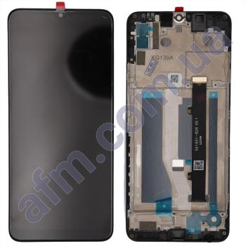 Дисплей ZTE Blade A71 чорний + рамка