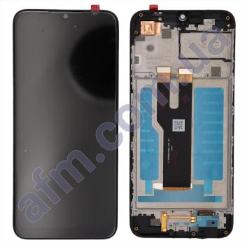 Дисплей ZTE Blade A73 4G/ V50 Design 4G чорний + рамка