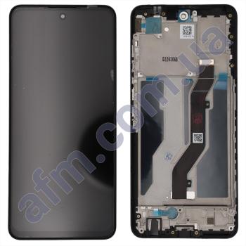 Дисплей ZTE Blade V40 чорний + рамка
