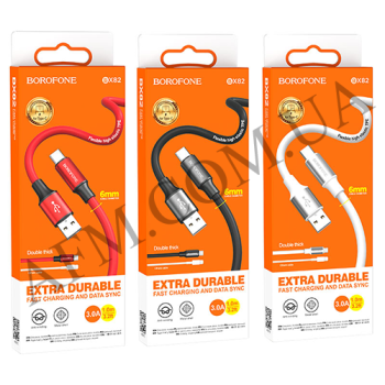 USB кабель Borofone BX82 Type-C чорний