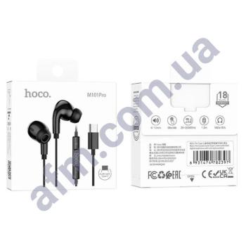 Навушники Hoco M101 Pro Type-C чорні