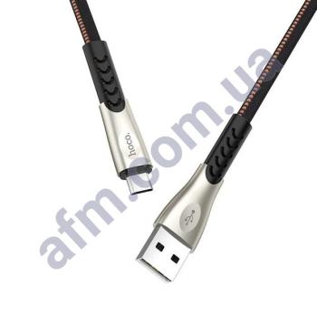 USB кабель Hoco U48 Superior Speed Micro USB 2.4A (1200mm) чорний
