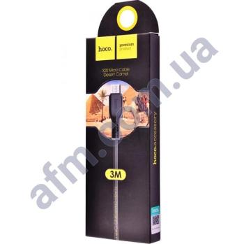USB кабель Hoco X20 Flash Micro USB (2000mm) чорний