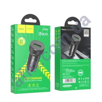 АЗП блок Hoco Z49A QC3.0 чорний