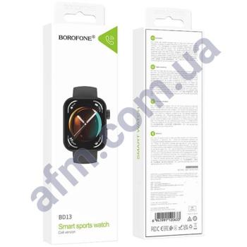 Смарт-часы Borofone BD13 функция звонка чёрные