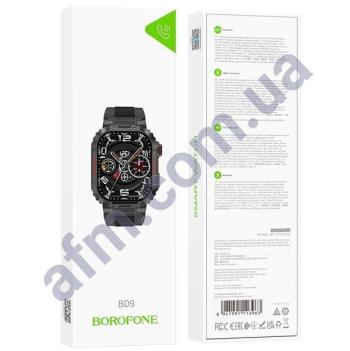 Смарт-часы Borofone BD9 Smart + функция звонка чёрные