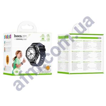 Смарт-часы Hoco Y107 + функция звонка 4G чёрные