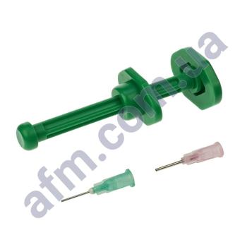 Толкатель пластиковий Relife RL-072 для шприца з флюсом,  з двома насадками G14A