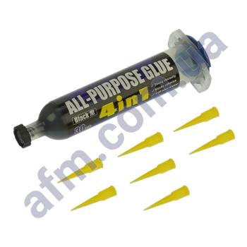 Клей полиуретановый Mechanic G7 30мл быстросохнущий в шприце,  чорний