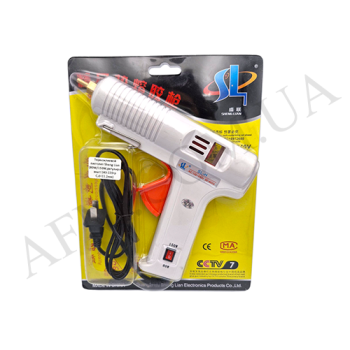 Термоклеевой пистолет Sheng Lian (80W/ 150W, регулювання t 140-220гр С, d=11.2мм)