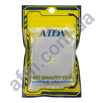 Кабельный органайзер Aida для стяжки проводов з липучкой 10мм * 3м білий