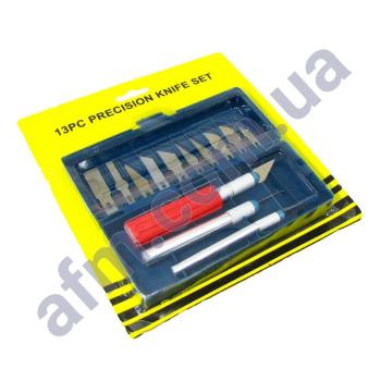 Набір скальпелів Aida A-313 (нож d=7mm з лезами 6 шт, ніж d=10mm з лезами 4 шт, ніж d-10mm)