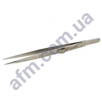 Пінцет прямий AIDA V-16A/ V-16K з фіксатором