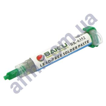 Паста BGA Baku BK-6352 (16 гр.) в шприце,  безсвинцева