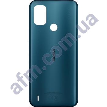 Задняя крышка Nokia C21 Plus синяя Dark Cyan