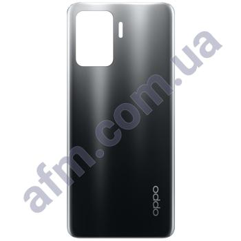 Задняя крышка Oppo Reno 5 Lite чёрная Fluid Black