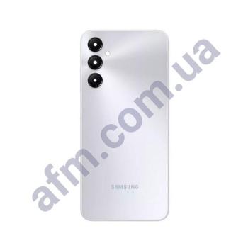 Задняя крышка Samsung A057 Galaxy A05s серебряная + стекло камеры
