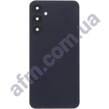 Задняя крышка Samsung A256 Galaxy A25 чёрная + стекло камеры