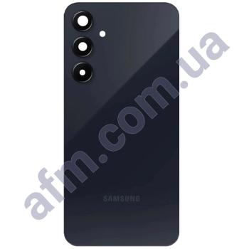 Задняя крышка Samsung A556 Galaxy A55 синяя Navy + стекло камеры