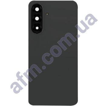 Задняя крышка Samsung A566 Galaxy A56 чёрная + стекло камеры