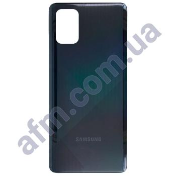 Задня кришка Samsung A715 Galaxy A71 чорна Prism Crush Black