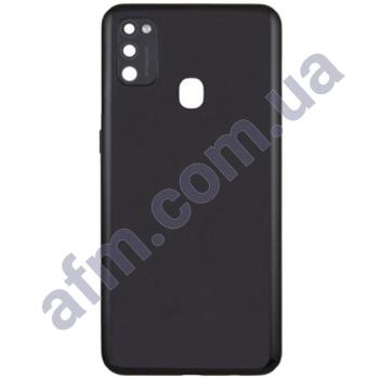 Задняя крышка Samsung M225 Galaxy M22 чёрная Black + стекло камеры!
