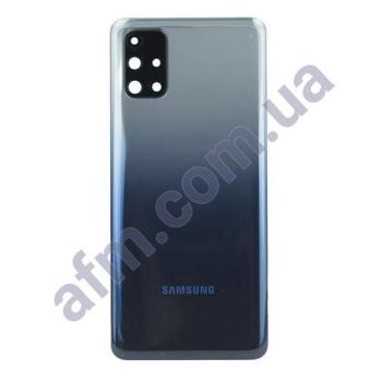 Задняя крышка Samsung M317 Galaxy M31s синяя Mirage Blue + стекло камеры