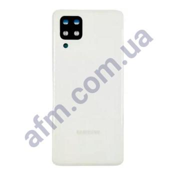 Задняя крышка Samsung M325 Galaxy M32 белая White + стекло камеры