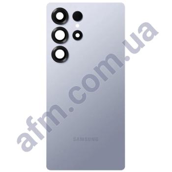 Задняя крышка Samsung S938 Galaxy S25 Ultra голубая Titanium Silver Blue + стекло камеры