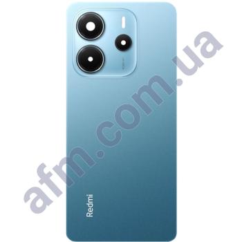 Задня кришка Xiaomi Redmi Note 14 4G Global синя Ocean Blue + Скло камери