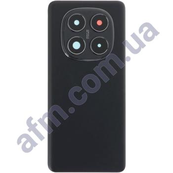 Задняя крышка Xiaomi Redmi Note 14 Pro 4G чёрная + стекло камеры