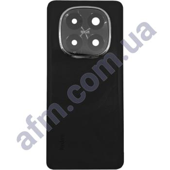 Задняя крышка Xiaomi Redmi Note 14 Pro Plus 5G чёрная (глянцевая) + стекло камеры 50MP