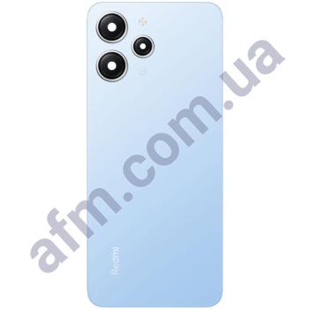 Задняя крышка Xiaomi Redmi 12/ Redmi 12 5G Sky Blue синяя + стекло камеры