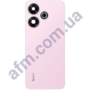 Задняя крышка Xiaomi Redmi 13 розовая + стекло камеры