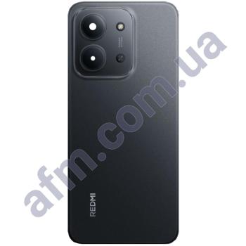 Задняя крышка Xiaomi Redmi 15C 4G чёрная Midnight Black + стекло камеры